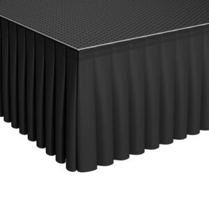 Polyester Stage Skirt 30 x 205cm Pleated