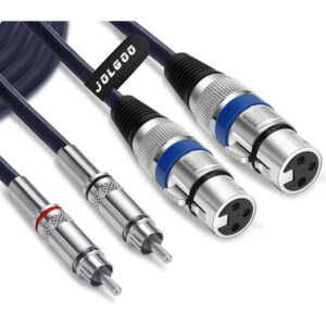 2 RCA To 2 XLR Female 2m