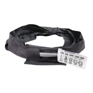 Black Softsteel 2 Ton WLL, Working Length 0.5m