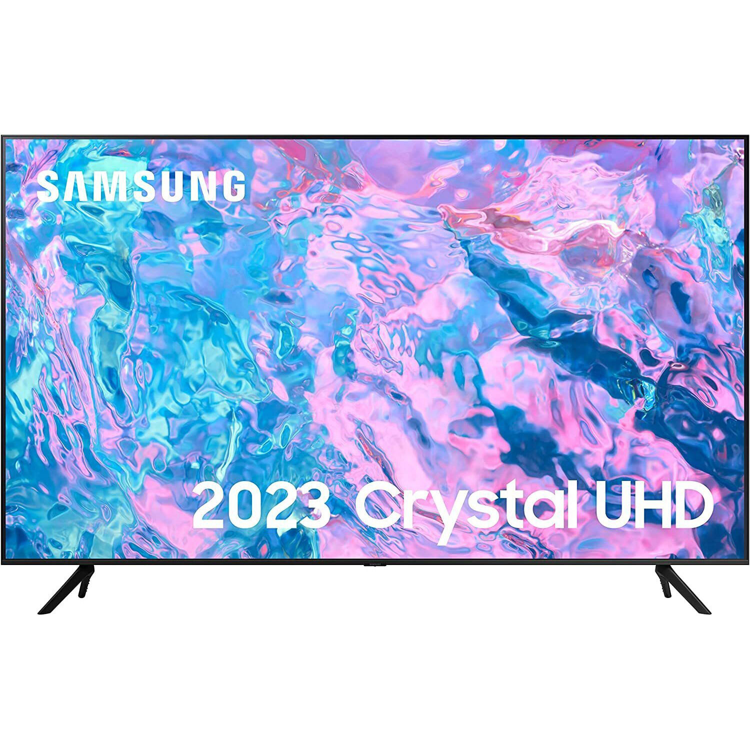 Samsung 43 Inch CU7100 UHD HDR Smart TV (2023) - 4K Crystal Processor