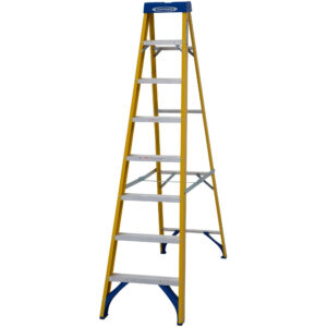 Werner Fibreglass 8 Tread Stepladder