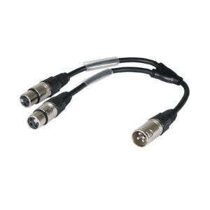 XLR Y Split 2xF - 1xM