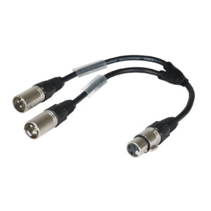 XLR Y Split F - 2x M