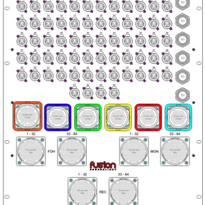 Line System - 64 Channel - 3-way Split