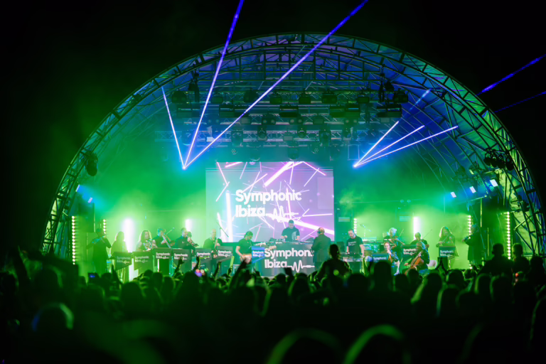 Main stage with dynamic lighting